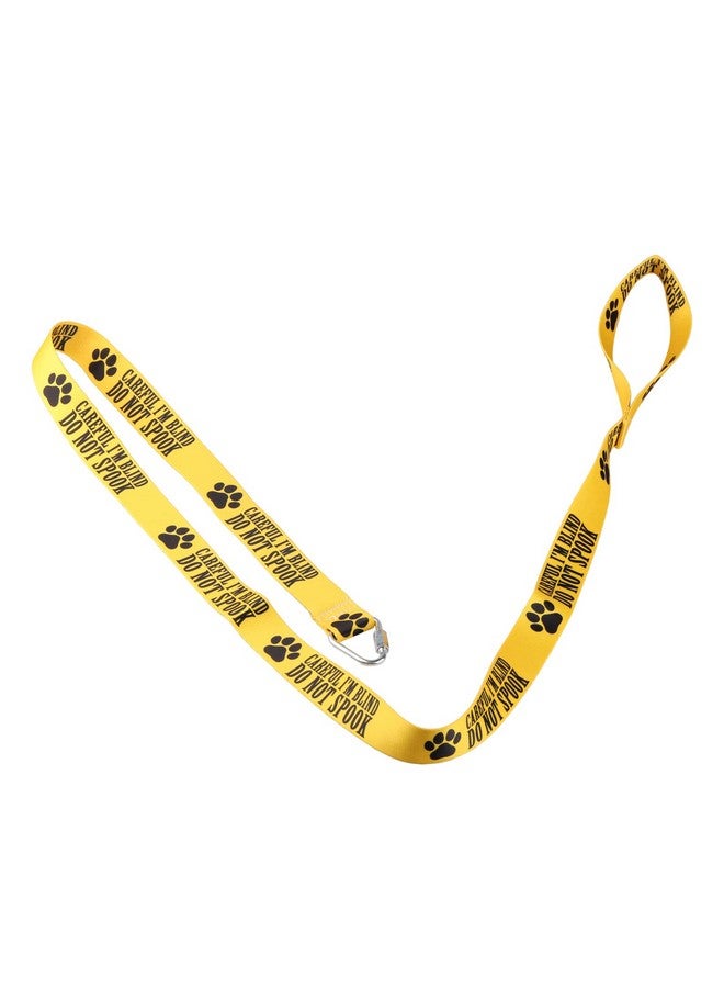 BLUPARK Visual Impairment Dog Leash Careful I'm Blind Do Not Spook Dog Leash Walking Training Dog Leashes Dog Owner Pet Lover Gift (Careful I'm Blind-YE) - Image 4