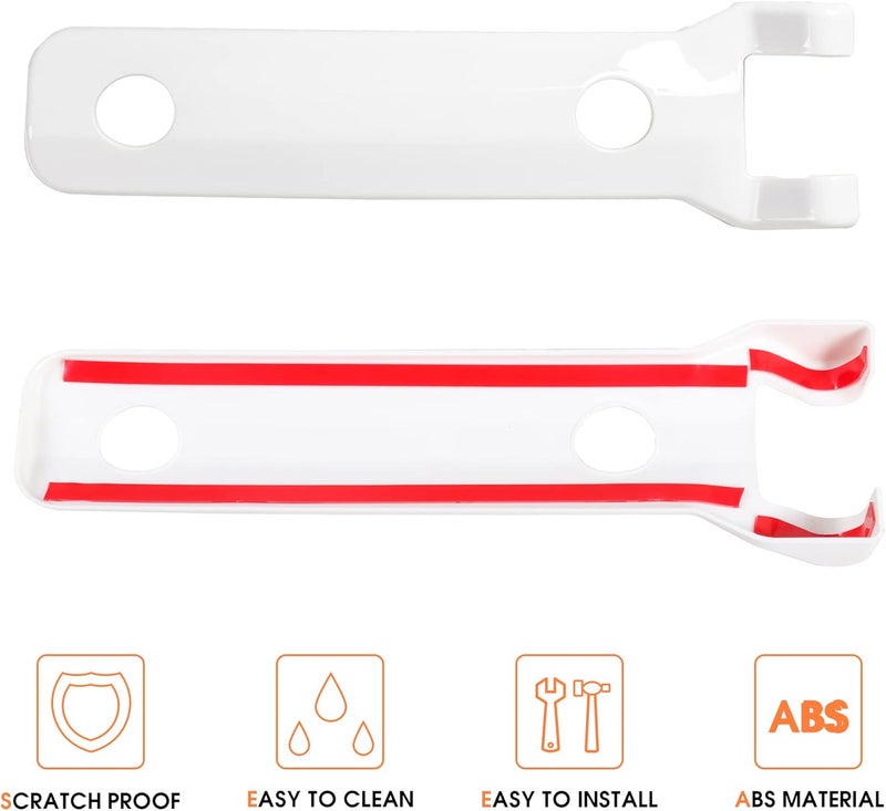 BESTAOO Rear Door Tailgate Hinge Cover Trim for 2021-2022 Ford Bronco - 2 Pack (White) - Image 4