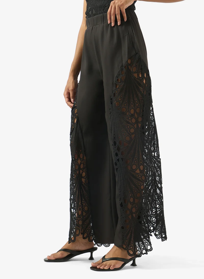 Soleira  Bandeau Top & Lace Pant Set for Women | Best Price UAE