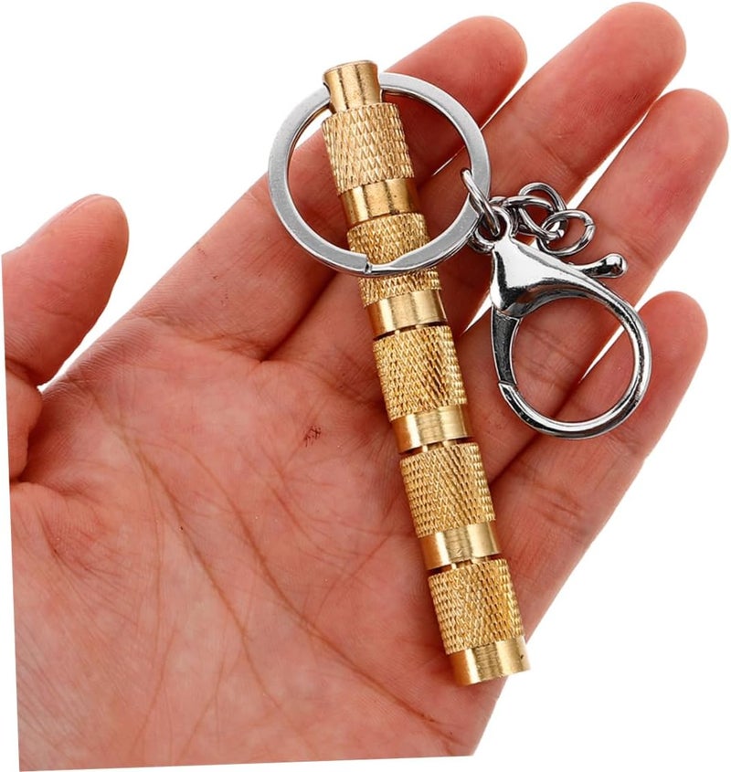 مجموعة أدوات تفريغ ضغط الإطارات النحاسية من Garneck (قطعتان) - صمام تفريغ سريع للسيارات وسيارات الدفع الرباعي والمركبات على الطرق الوعرة - أداة تفريغ إطارات متي��ة لصيانة المركبات في حالات الطوارئ - Image 2