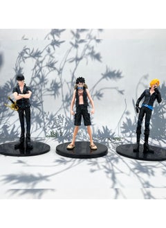 General 92 generation 9 black clothes ONE PIECE Golden City figure theater version black clothes version straw hat group animation ornament doll to give fans and friends gifts (9-17 cm)  - Image 3