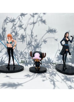 General 92 generation 9 black clothes ONE PIECE Golden City figure theater version black clothes version straw hat group animation ornament doll to give fans and friends gifts (9-17 cm)  - Image 2