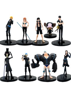General 92 generation 9 black clothes ONE PIECE Golden City figure theater version black clothes version straw hat group animation ornament doll to give fans and friends gifts (9-17 cm)  - Image 1