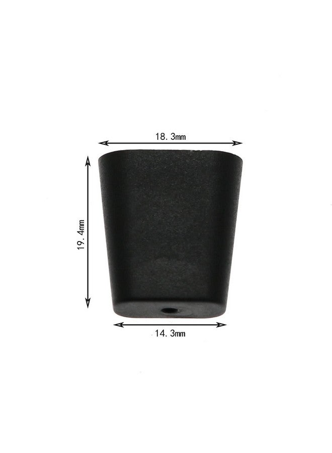 ماكسمورال مجموعة من 20 قطعة من أقدام المطاط الصلب من Maxmoral لحماية شبكة الحوض من الأسلاك المطاطية السوداء لحماية الحوض للمنزل ورف حوض المطبخ - Image 3