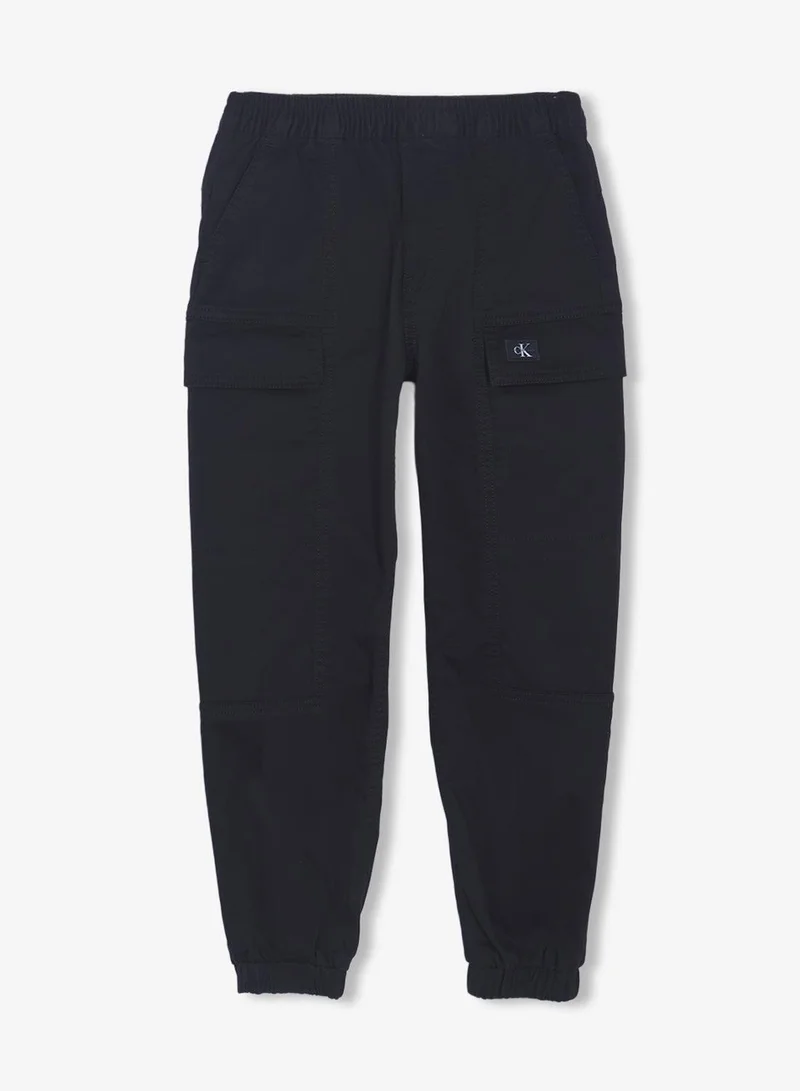 Calvin Klein Jeans Youth Logo Cargo Pants