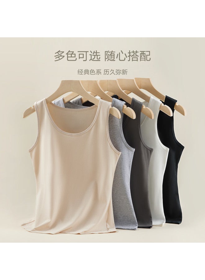 Hengyuanxiang Women'S Vests, Cotton Soft And Skin-Friendly Undershirt T-Shirts, Comfortable Layering Tops For Home Or Outwear, Slimming Women'S Tops - Image 5