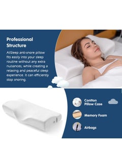 Status Contract Status Contract Memory Foam Pillows|Standard Size Orthopedic Grade Pillow for Neck Pain Relief | Cooling Gel Pillow | Comfortable Deep Sleep Pillow | Best Pillows for Sleeping|Neck Pain Pillow (White)  - Image 4