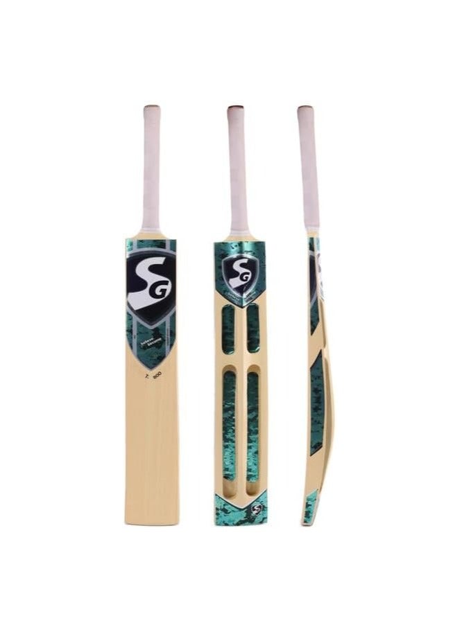 SG Kashmir Willow Cricket Bat T-800 for Tennis Ball – Lightweight & Durable - Image 1