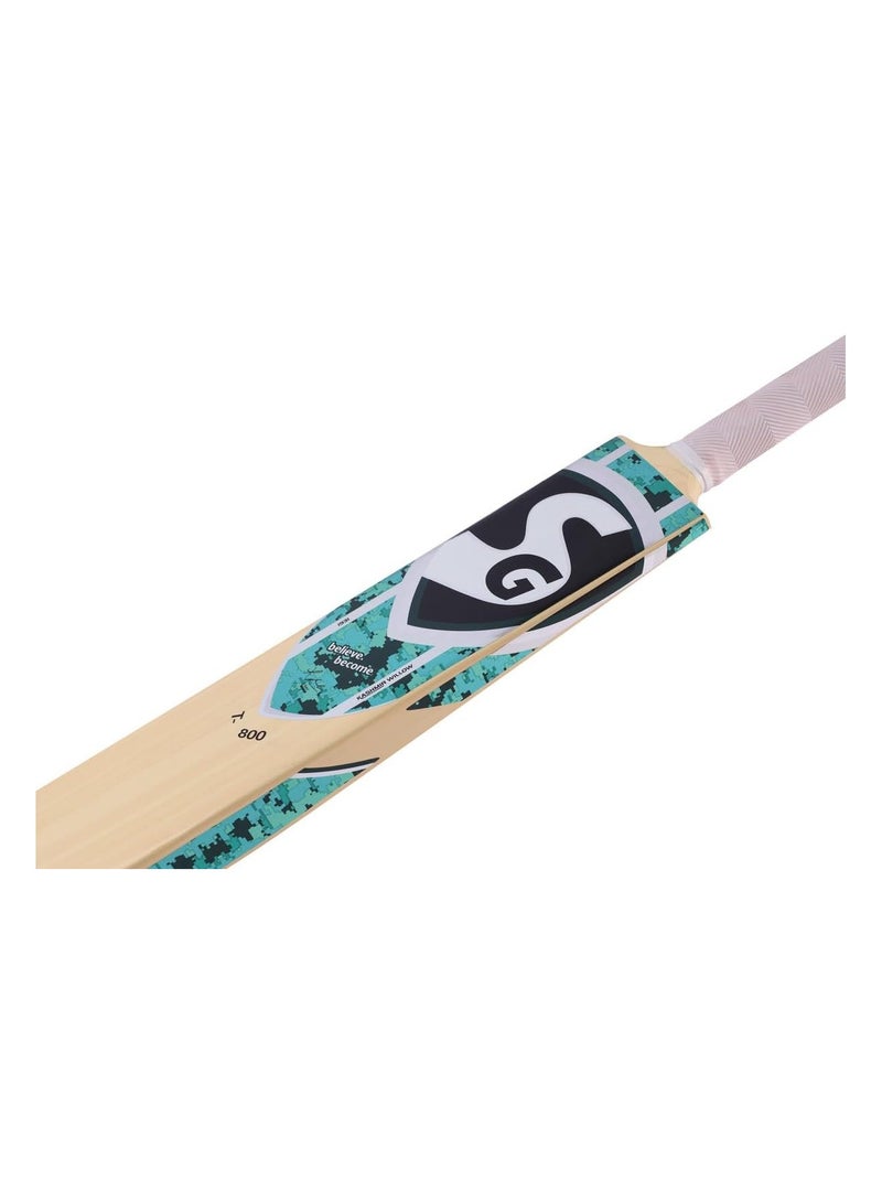 SG Kashmir Willow Cricket Bat T-800 for Tennis Ball – Lightweight & Durable - Image 3