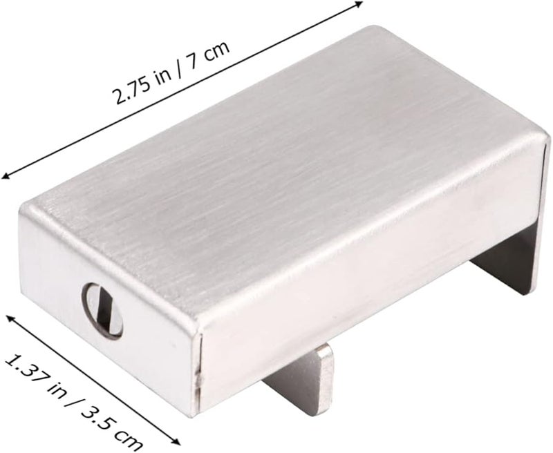 Veemoon 2 Pack Stainless Steel Window Safety Lock Anti Theft Guard for Home Office - Image 3