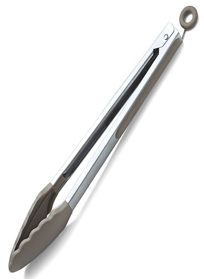 Berglander Cooking Tongs Heavy Duty Food Tongs For Cooking With Silicone Tips, Kitchen Tongs, Grill Tongs, Dishwasher Safe, Easy to Clean - Image 1