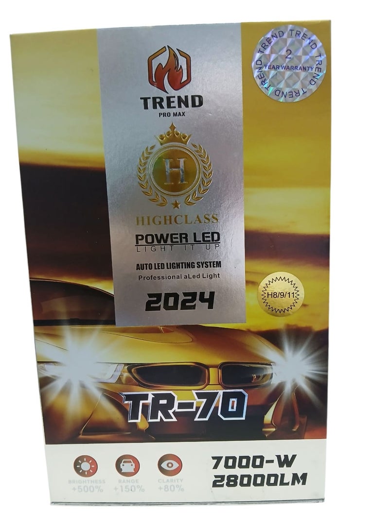 Trend PRO TR-70 LED Car Light (H8-H9-H11) – Bright, Safe & Durable - Image 1
