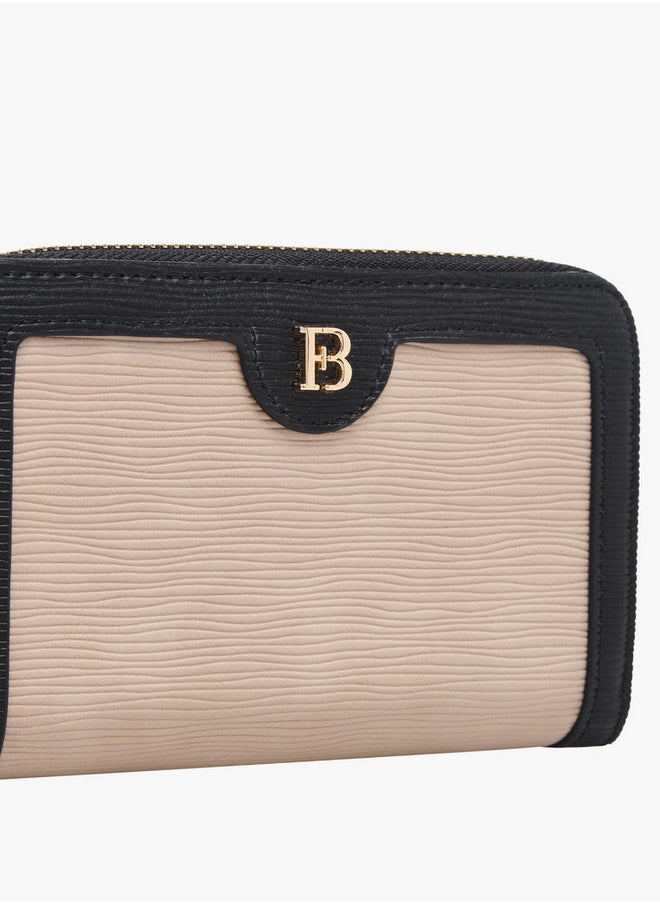 Flora Bella By Shoexpress Monogram Print Zip Around Wallet  - Image 3