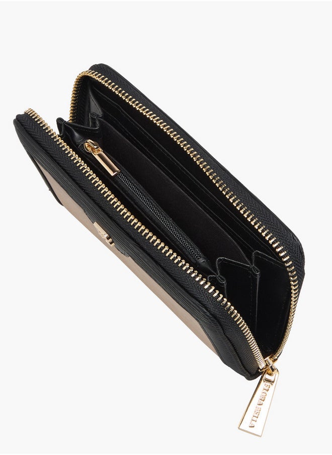 Flora Bella By Shoexpress Monogram Print Zip Around Wallet  - Image 4