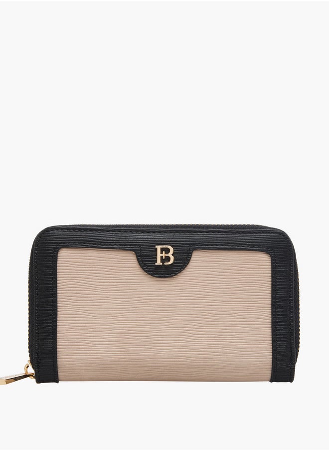 Flora Bella By Shoexpress Monogram Print Zip Around Wallet  - Image 1