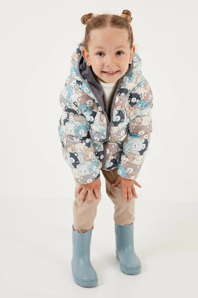 Lela Extra Padded Soft Fleece Hooded Puffer Coat Unisex Children'S COAT 5763008