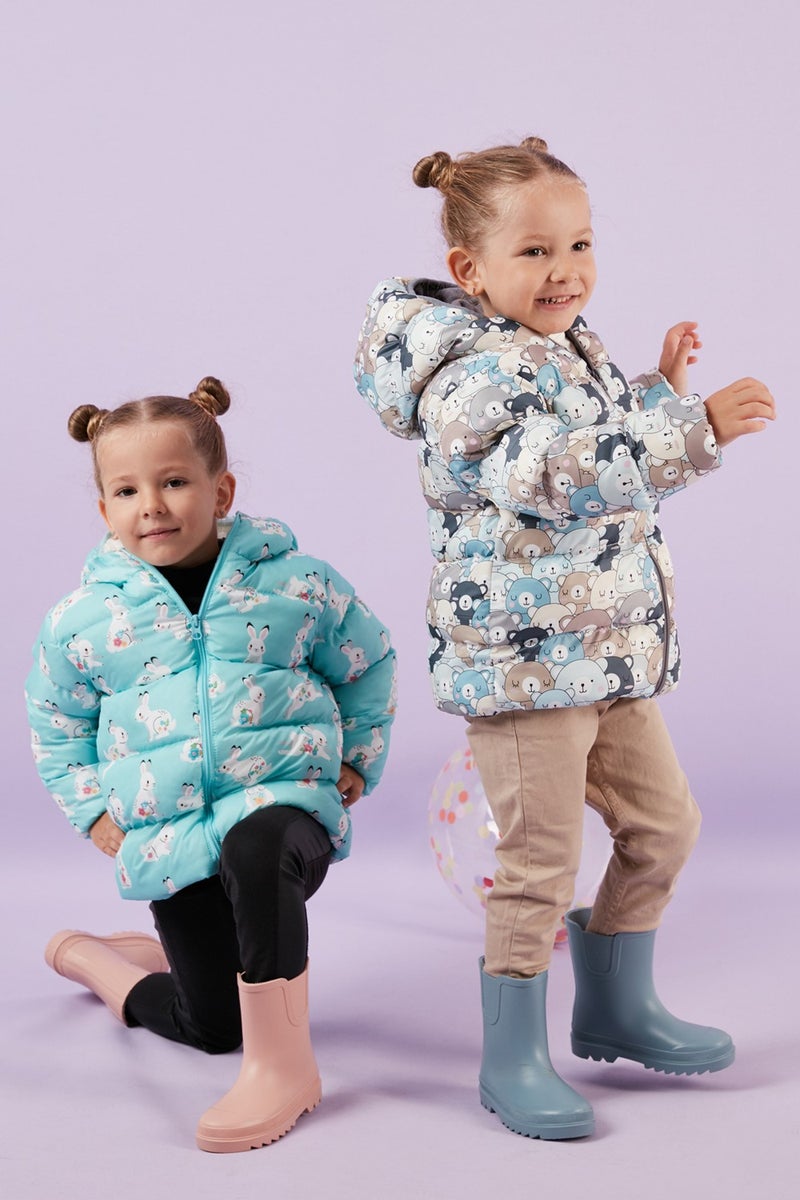 Extra Padded Soft Fleece Hooded Puffer Coat Unisex Children'S COAT 5763008