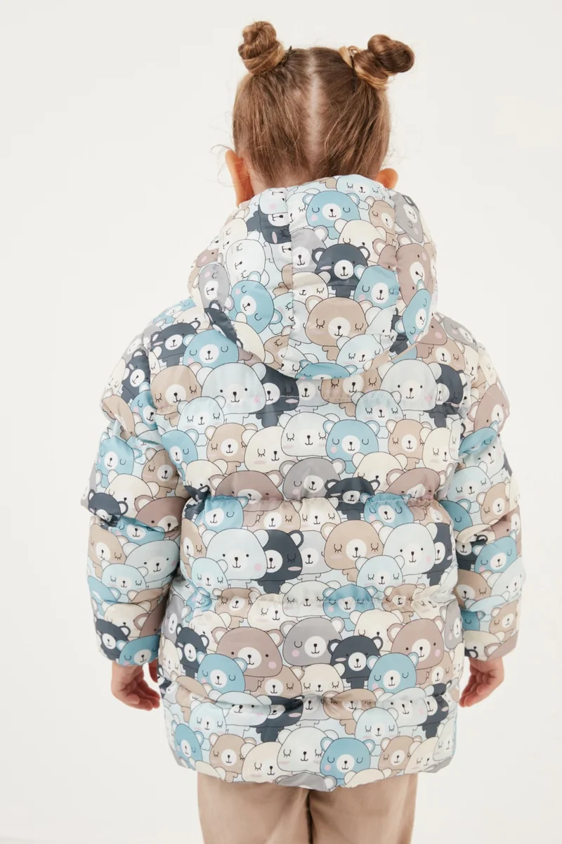 Lela Extra Padded Soft Fleece Hooded Puffer Coat Unisex Children'S COAT 5763008