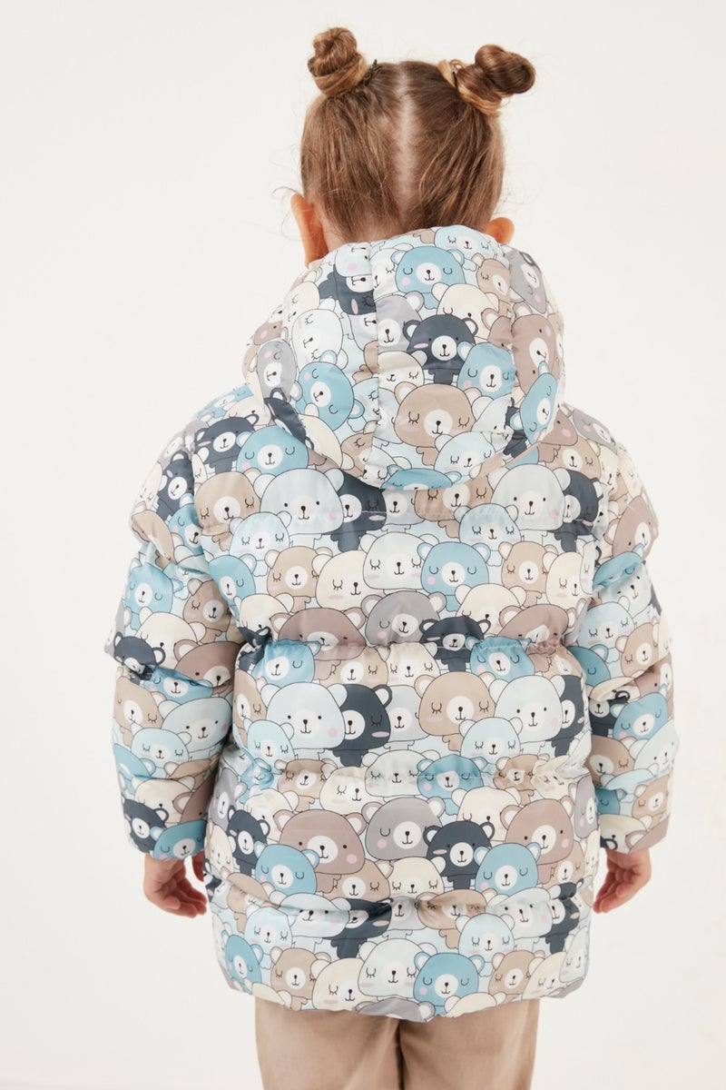 Extra Padded Soft Fleece Hooded Puffer Coat Unisex Children'S COAT 5763008