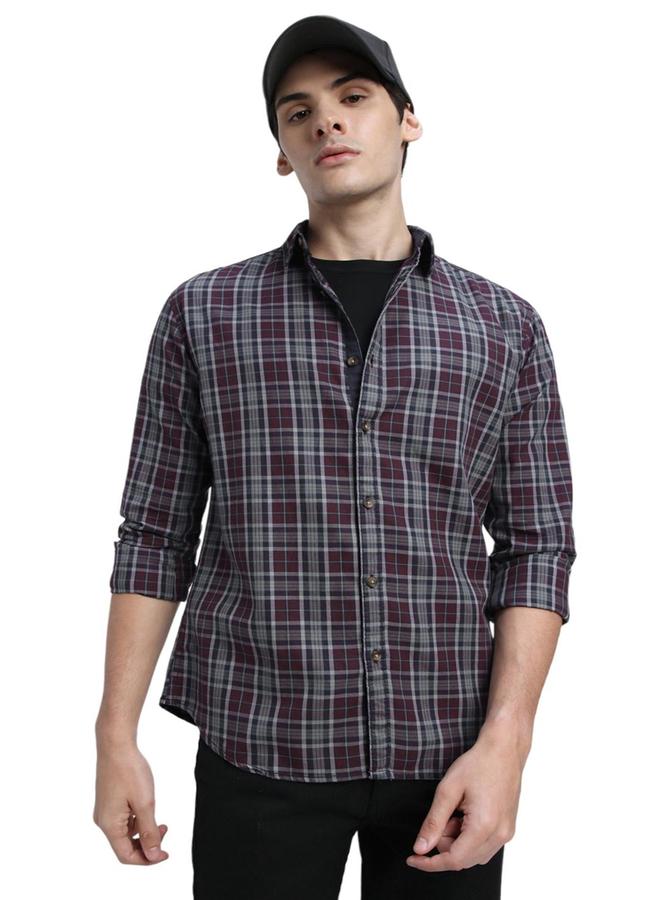 دينيس لينغو قميص كاجوال بأكمام طويلة كاروهات من دينيس لينجو - Image 5