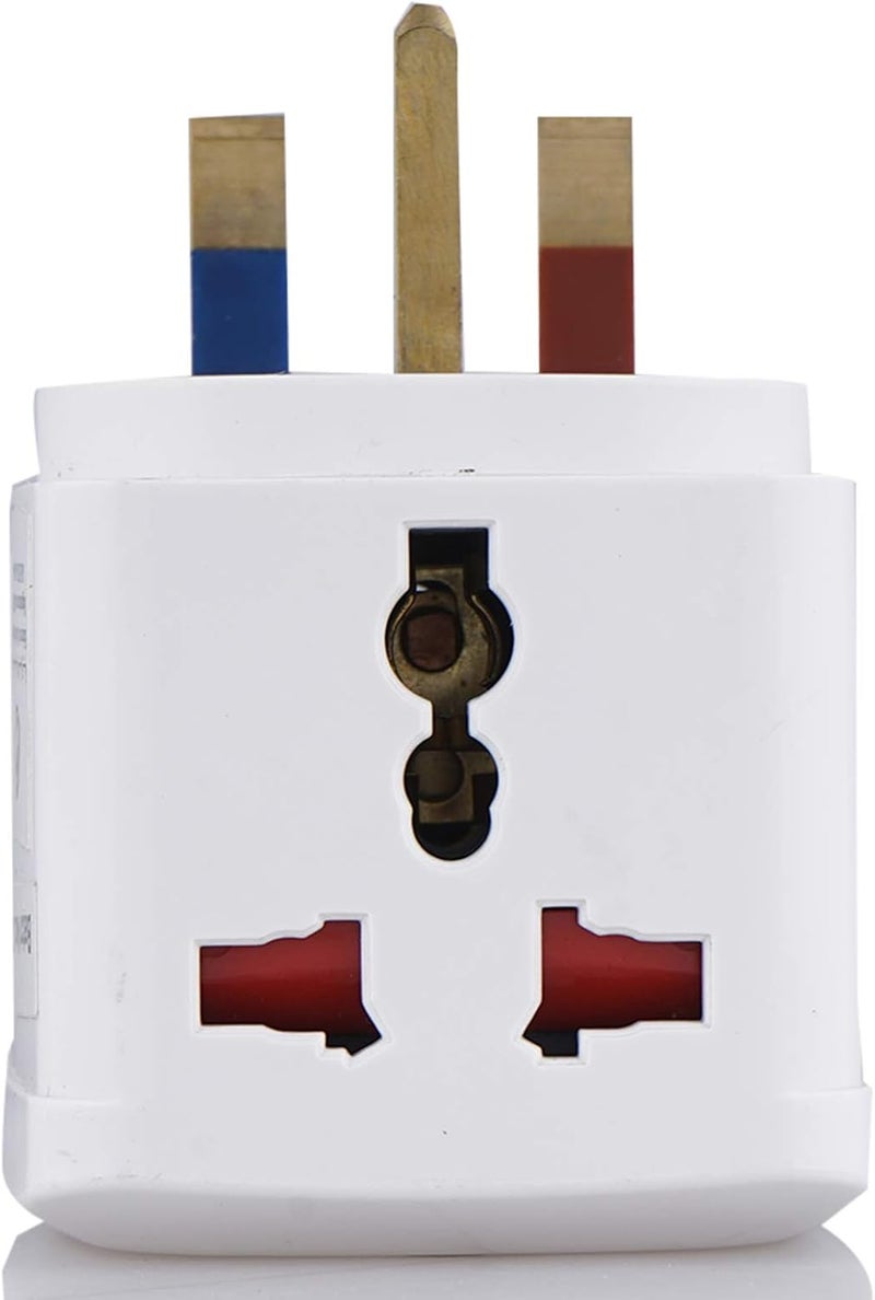 جليفار وصلة تمديد متعددة المقابس بثلاثة اتجاهات - محول طاقة عالمي بمنافذ متعددة - مثالي لمكتب العمل، وطاولة المطبخ، والإضاءة الداخلية، والتلفزيون، والكمبيوتر المحمول، وماكينة الحلاقة - محول قابس موفر للمساحة - Image 3