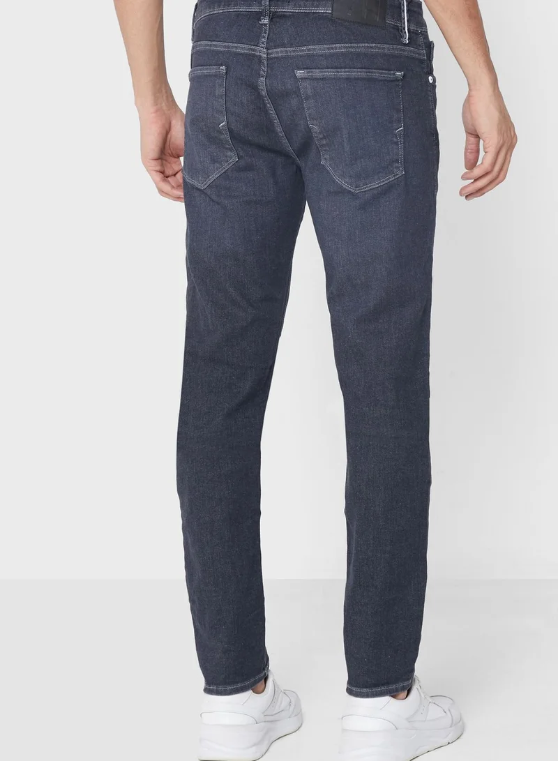 Selected Homme Slim Fit Jeans Dark Grey
