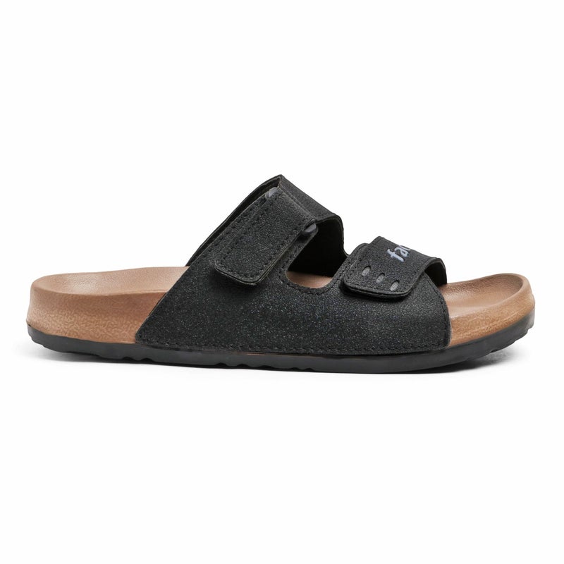 Face صنادل سوداء مع دعم للقوس للرجال - Image 5