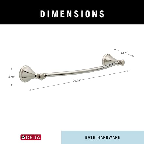 DELTA 79718-SS, 18" Towel Bar, Brilliance Stainless Steel - Image 5