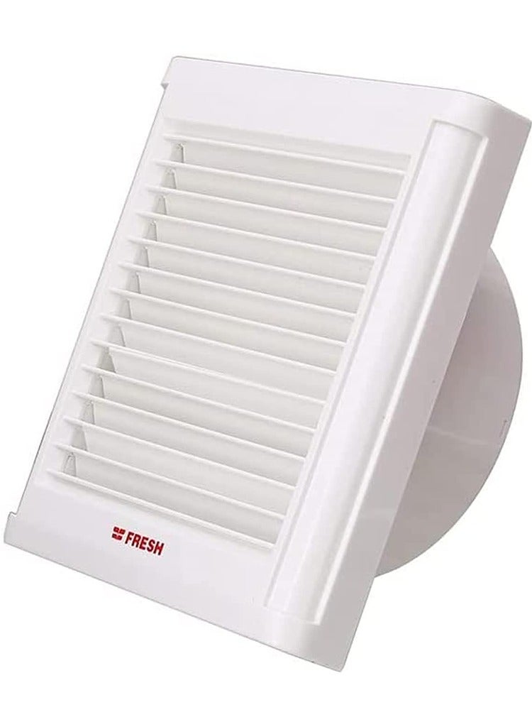 Fresh Glass Wall Ventilator 8 Inch 20 Cm,White(square)
