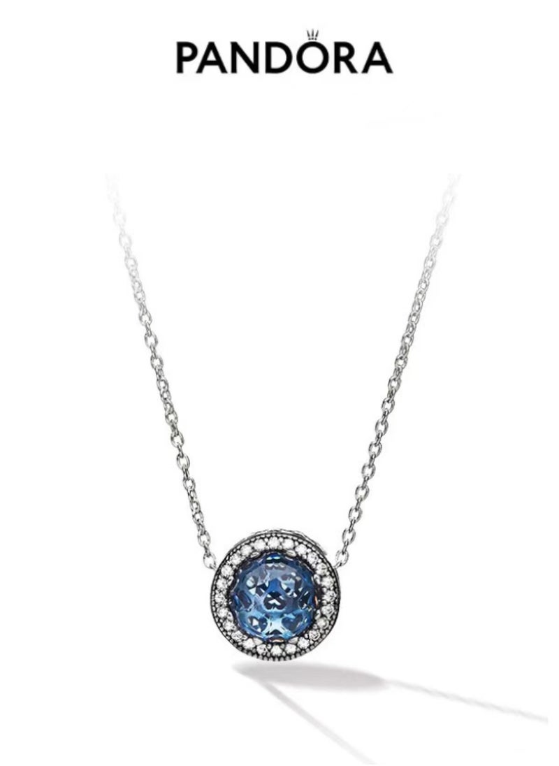 Pandora Violet - PANDORA Jewelry Elevated Zirconia Necklace in Sterling Silver - Image 1