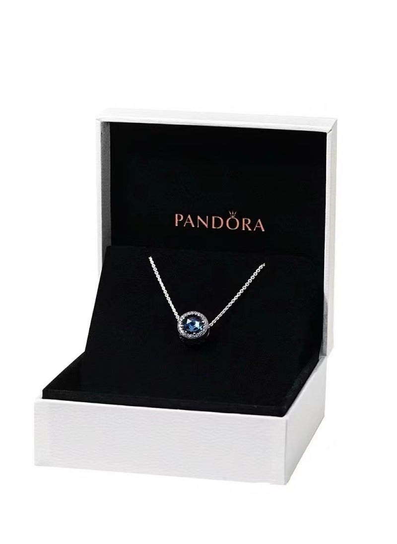 Pandora Violet - PANDORA Jewelry Elevated Zirconia Necklace in Sterling Silver - Image 1