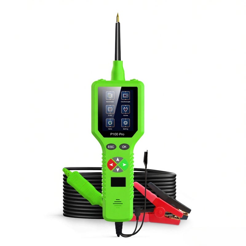 P100 Pro 9-30V Car Circuit Tester Automotive Circuit Diagnostic Tester 12V 24V Circuit Probe Kit Multimeter Digital Oscilloscope Parts Activation/0-5V Adjustable Power Supply/Multiple - Image 1