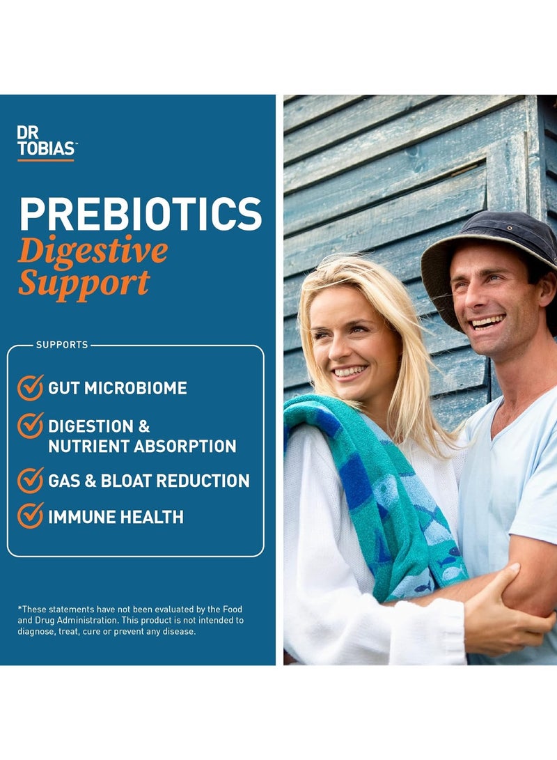 Dr. Tobias Prebiotics Digestive Support, PreforPro Ultimate Prebiotic, 30 Capsules, 30 Day Supply provides  advance digestive support, supports a healthy microbiome, no ref. needed, pairs ell with our probiotics 30 billion. - Image 3