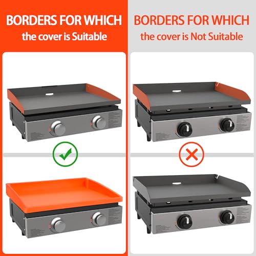 AOBHI 22 Inch Silicone Griddle Mat for Blackstone Grill Top Prevent Rusting Waterproof FoodGrade Silicone Griddle Cover 26000 Hours LongLasting - Image 3