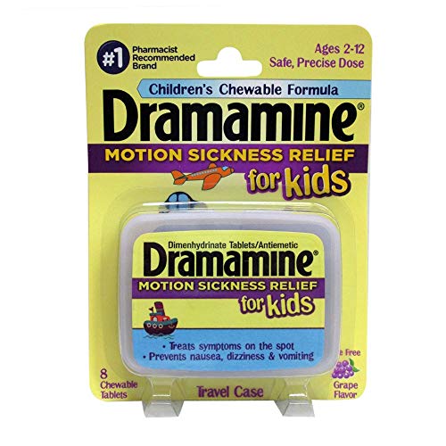 Dramamine Motion Sickness Relief for Kids Grape Flavor8 Count Pack of 2 - Image 2