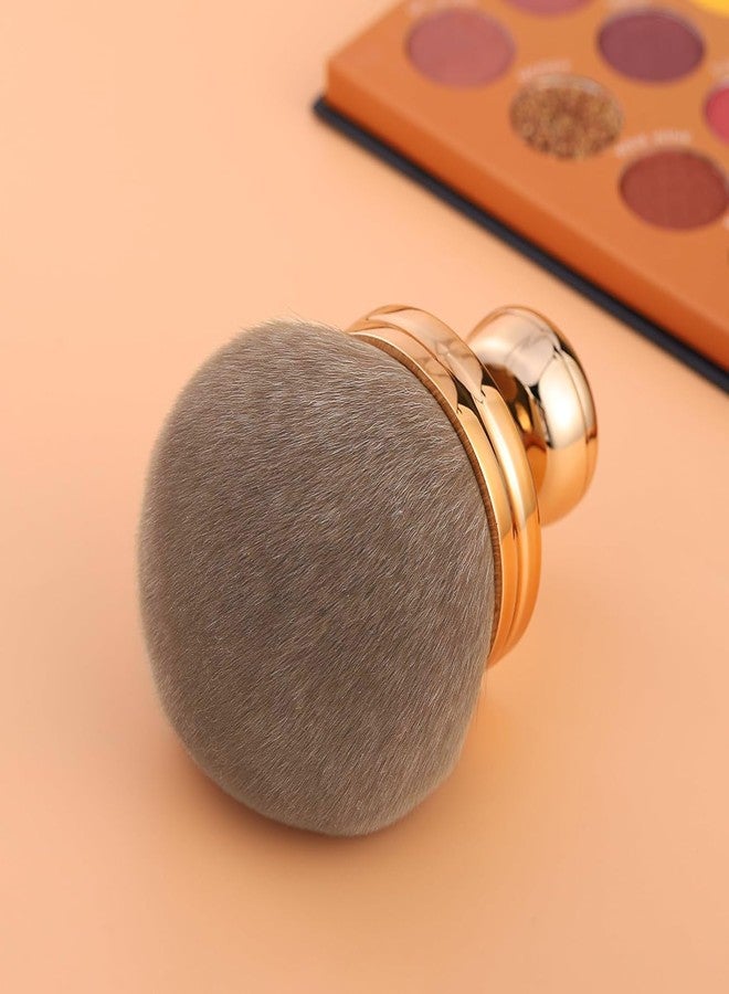 KINGMAS Extra Large Body Makeup Brush for Self Tanner, Self Tan Back Applicator, 66mm Wide-headed Kabuki Brush for Bronzers Blend Self Tanning Applicator, Oval Face Leg Makeup Brush (Rose-Gold) - Image 5