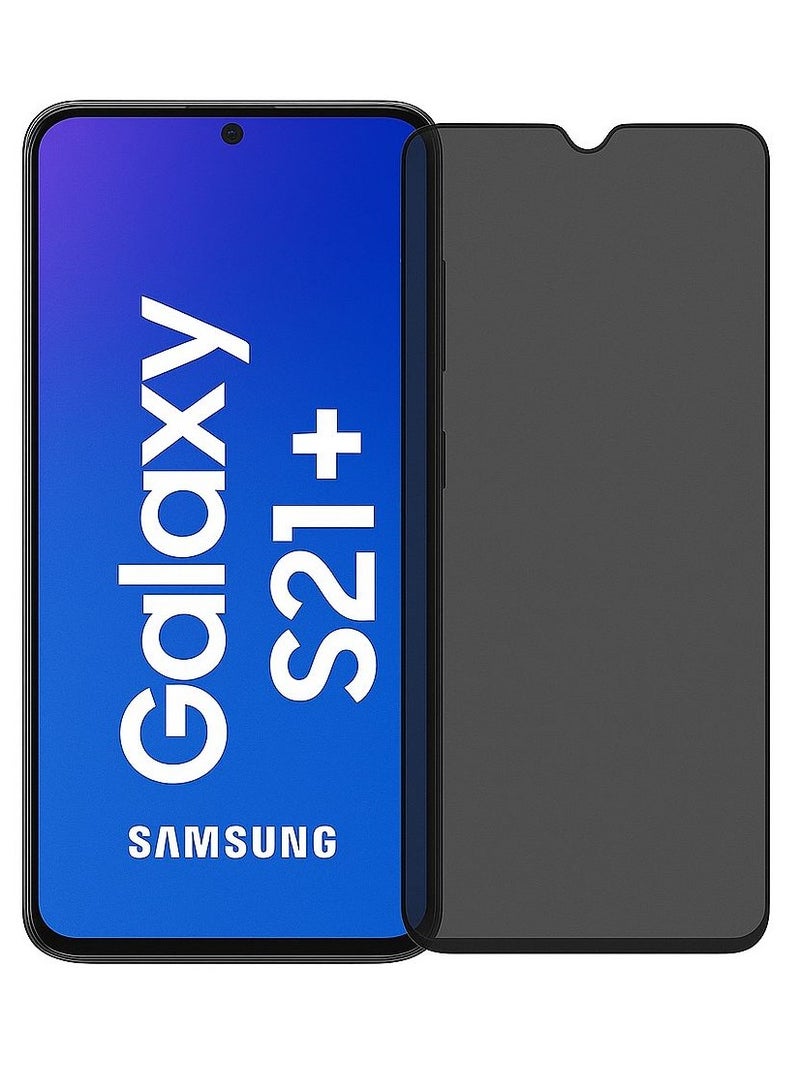 أوريجنال واقي شاشة الخصوصية لهاتف سامسونج جالاكسي S21 بلس - زجاج مقسّى مضاد للكهرباء الساكنة مع خصوصية ESD، صلابة 9H، مضاد للتجسس، مقاوم للغبار، ملمس فائق النعومة - Image 1