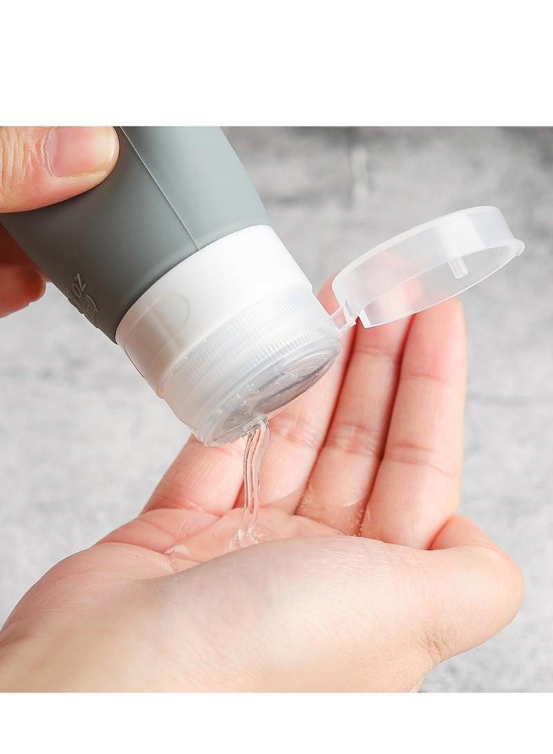 Fanski 16 Pack Travel Bottles Set - TSA Approved Leak Proof Silicone Squeezable Containers for Toiletries, Conditioner, Shampoo, Lotion & Body Wash Accessories - Image 4