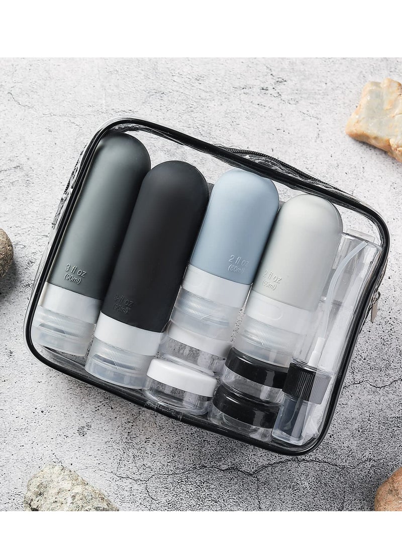 Fanski 16 Pack Travel Bottles Set - TSA Approved Leak Proof Silicone Squeezable Containers for Toiletries, Conditioner, Shampoo, Lotion & Body Wash Accessories - Image 5