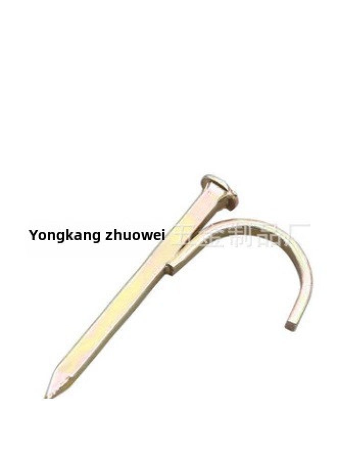 [A Postage] Manufacturers Water Pipe Code Nail Galvanized Hook Nail High Hardness 4 Points 6 Points 1 Inch Hook Nail-Specifications And Models:Six Points (25) A Number Of 2000  - Image 1