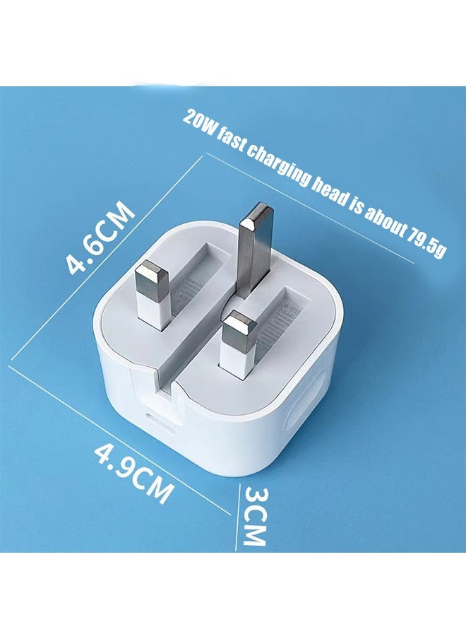 WAIKIL - Iphone Pd 20w Fast Charger |Usb C Wall Fast Charger Is Compatible With Iphone 15/14/14 Pro/14 Pro Max/13/12/Se2020/11/Xr/Xs Max/X/Ipad/Power Bank - Image 1