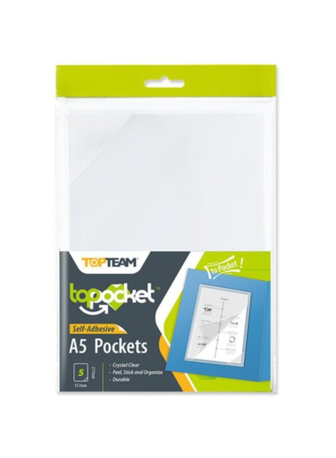 Self Adhesive Document Holder Filing StripA5 (14.8 X 21 cm)Clear