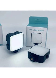 General Pocket Fill Light Portable Camera Small Battery Plug-in Square Short Video Conference LED Fill Light-Specifications:Dry Battery  - Image 2