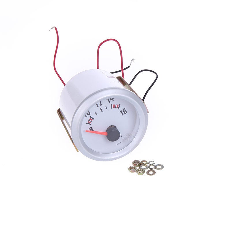 Voltage Gauge 12V DC Clear Number & Pointer Display - LED Light For Low Light Visibility High Sensitivity Easy Operation Power Monitor for Automotive Car Battery Voltage Measurement - Image 4