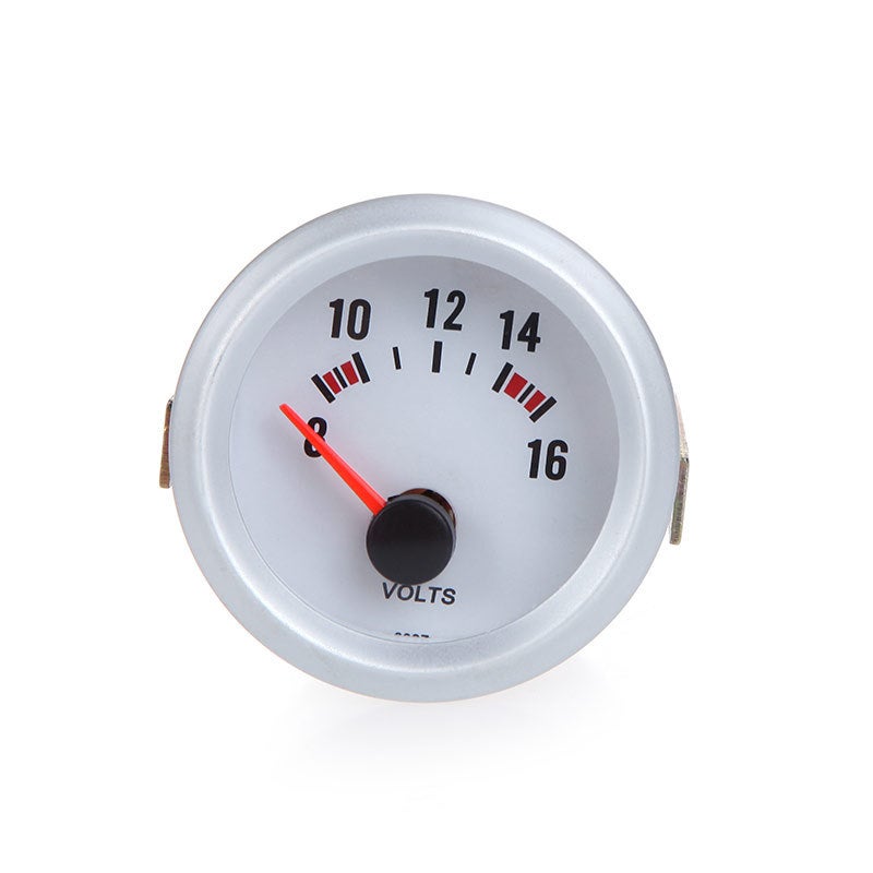 Voltage Gauge 12V DC Clear Number & Pointer Display - LED Light For Low Light Visibility High Sensitivity Easy Operation Power Monitor for Automotive Car Battery Voltage Measurement - Image 2