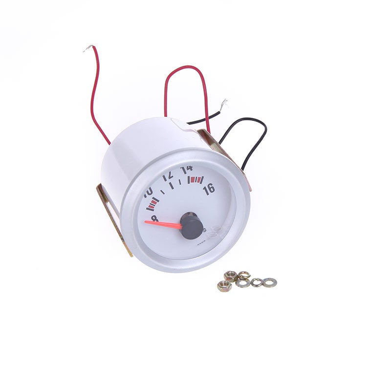 Voltage Gauge 12V DC Clear Number & Pointer Display - LED Light For Low Light Visibility High Sensitivity Easy Operation Power Monitor for Automotive Car Battery Voltage Measurement - Image 3