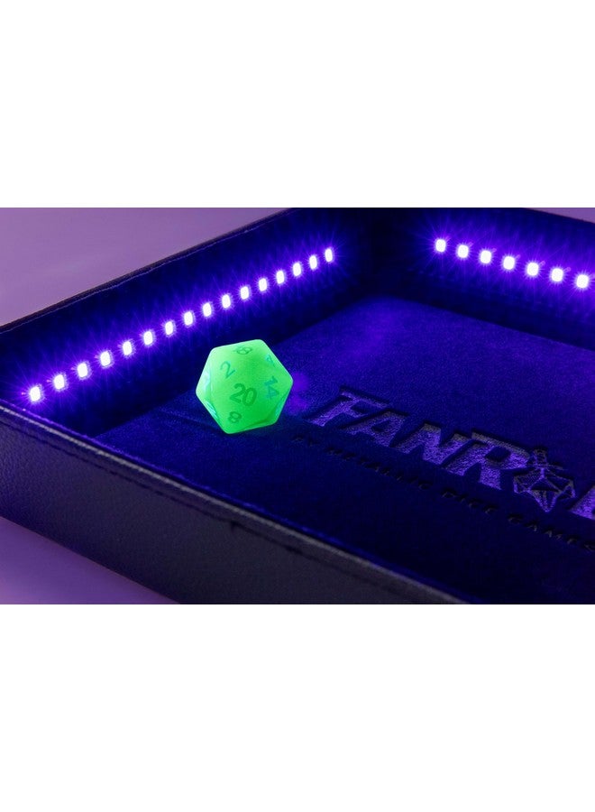 Metallic Dice Games FanRoll Black Light Tray - Image 3