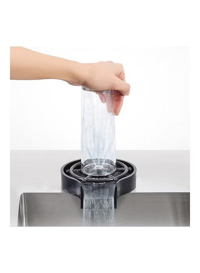 Generic Fully Automatic Glass Rinser Bar Coffee Cup Cleaner Kitchen Sink - Silver  - Image 4