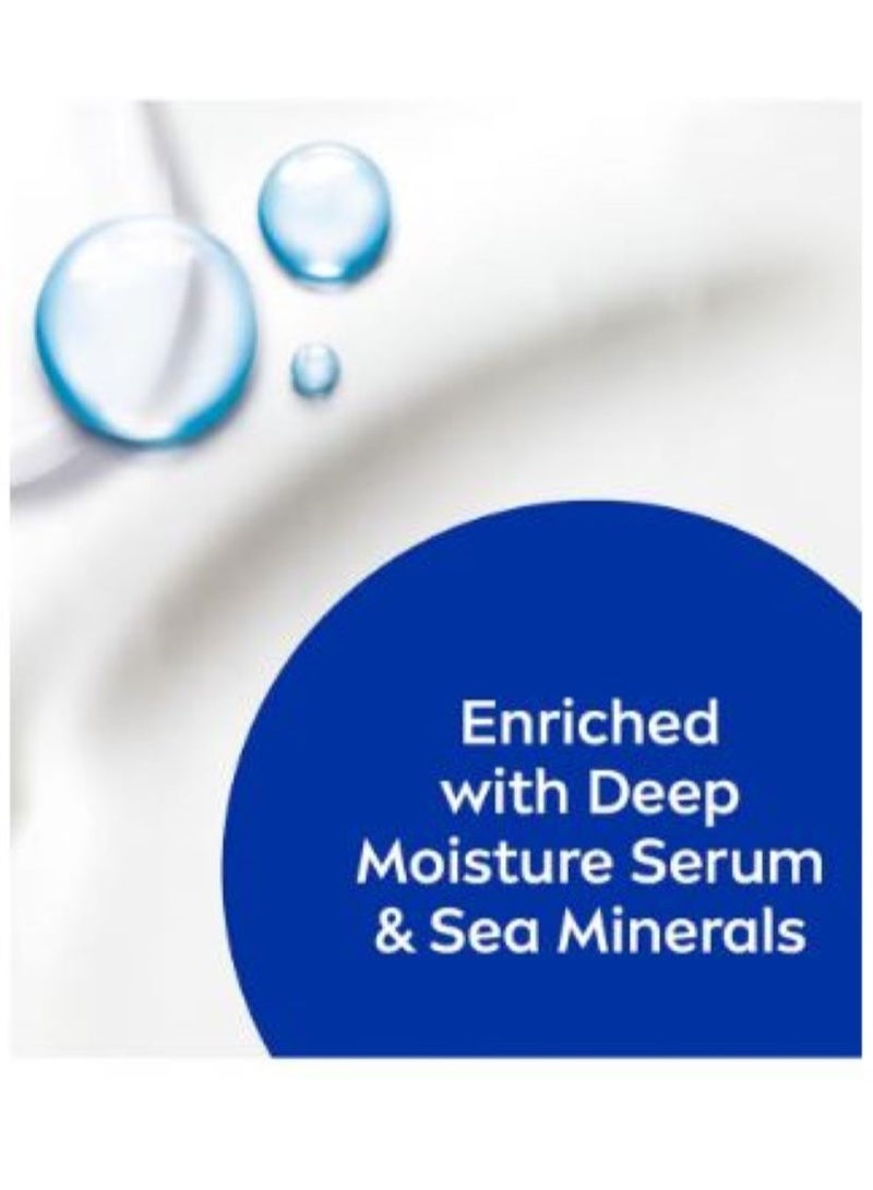 Nivea Body Lotion Moisturizer for Normal & Dry Skin, 48h Moisture Care, Express Hydration Sea Minerals, 625ml - Image 2