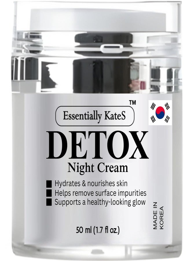 Essentially KateS Detox Night Cream 50 ml - Pack of 1 - Detoxifies the Skin Overnight and Promotes a Clear, Healthy Complexion. - Korean Skincare - Image 1